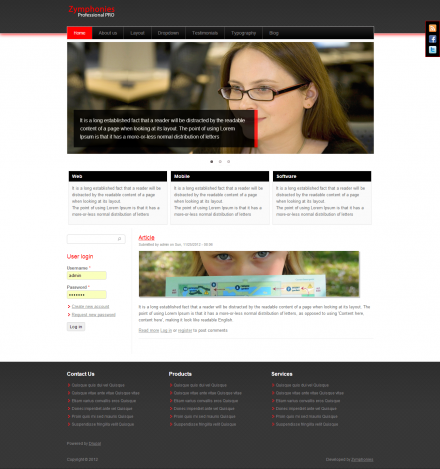 Drupal free theme