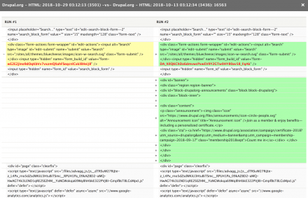 HTML Comparison Utility