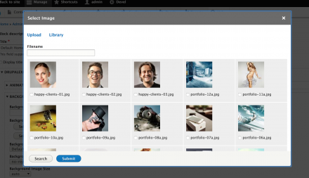 Drupal 8 Image Browser - Library