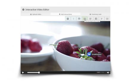 H5P interactive video editor