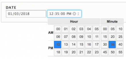 jQuery UI Timepicker