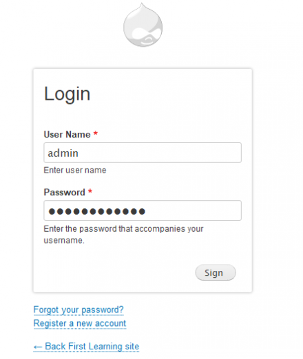 login