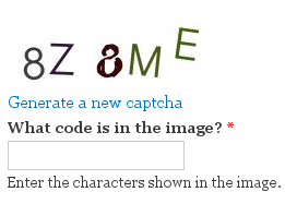 Image CAPTCHA Refresh