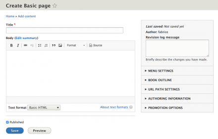 metadata node form as fieldset