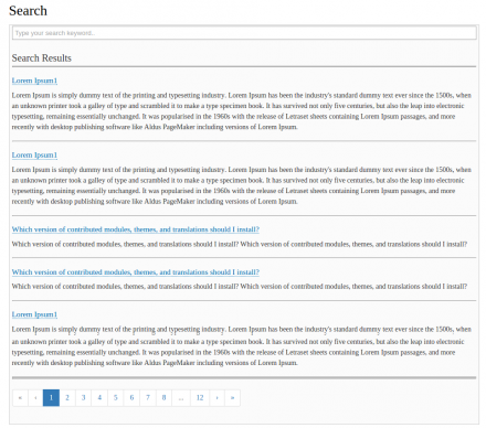 search json