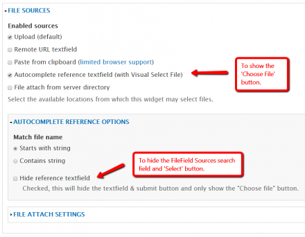 field config form