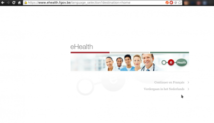 www.ehealth.fgov.be using this module