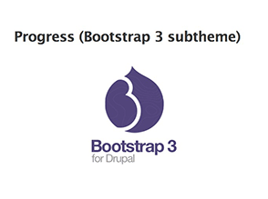 progress bootstrap sub theme