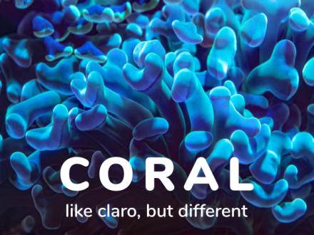 Coral theme logo. Like Claro but different.