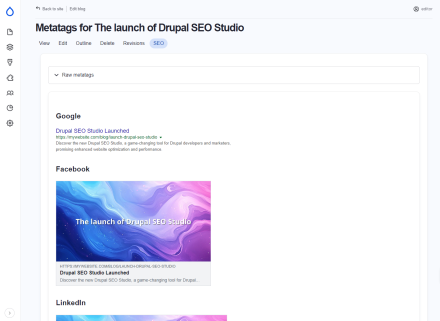 Drupal SEO Studio by FlareGPT.ai