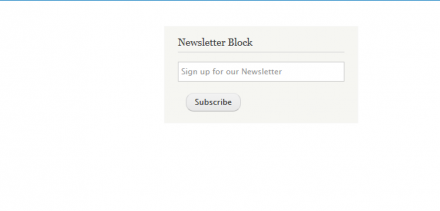 Newsletter Block View