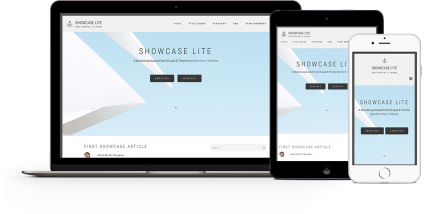 Showcase Lite, free Drupal 8 theme by More than Themes