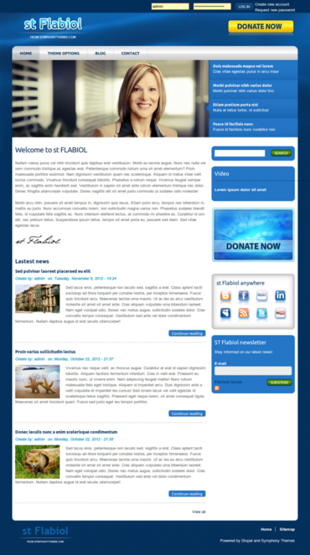 ST Flabiol - Free Drupal theme