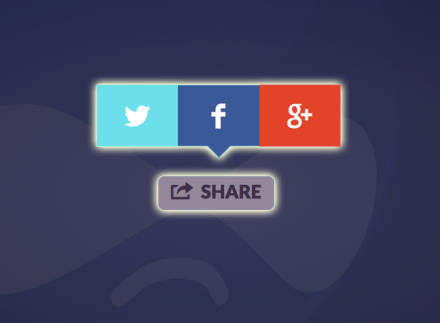 Twitter + Facebook + Google Plus Share Button