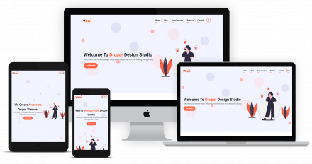 Vani Modern Drupal 8 Theme