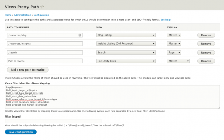 Views Pretty Path Admin Form