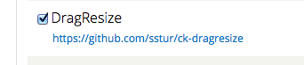 DragResize plugin