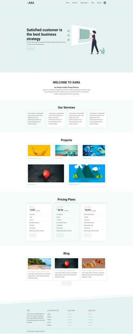 XARA Drupal Theme