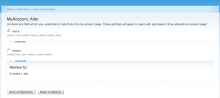 MyAccount_Alter Configuration