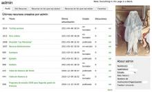Profile page made with blocks and Context.