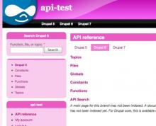 API Site screenshot