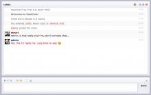 An example of chatting from a Drupal site using a RealChat server