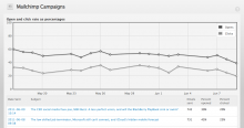 MailChimp Campaign report example