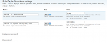 Role Expire Operations settings | drupal6.png