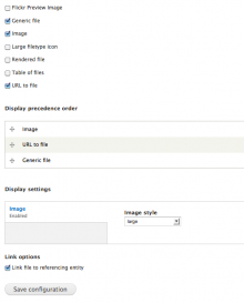 Adds an option to link file to entity