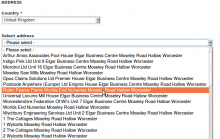 Select address