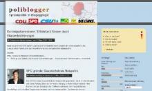 Firstpage of an algaglas driven site