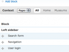 Block Context Menu