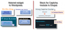 Screenshot of Wrong Captcha Counter Block module