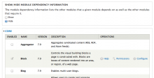 Clean Module List demo
