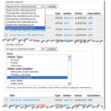 Taxonomy multi edit - content management UI
