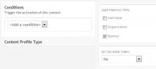 Context Content Profile example