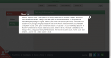 Alter the overlay size from the context interface