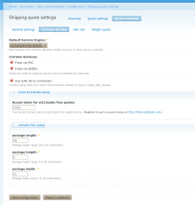 Settings preview