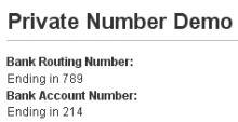 Private Number