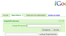 Sample gadget on iGoogle using this module