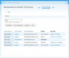 GroupAdmin Screenshot