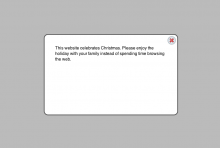 Holiday Overlay example - Christmas