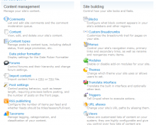 Admin panel preview