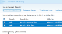 Incremental Deploy