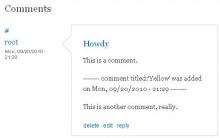 merged comments