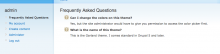 Mini FAQ Page