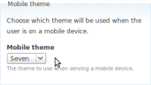 Mobile Theme Screenshot