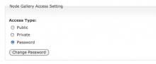 Node Gallery Access node edit settings