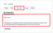 node_renumber project UI screenshot