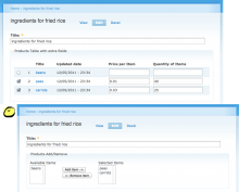 Screenshot of nodereference_views_multifield